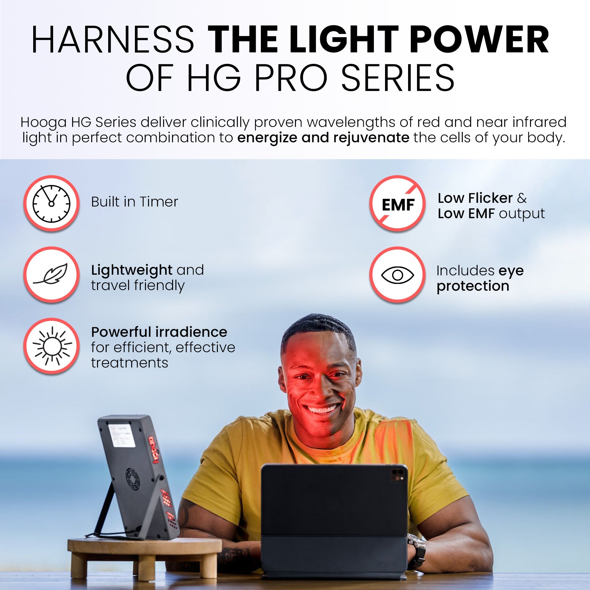 HG200 Red Light Therapy Panel